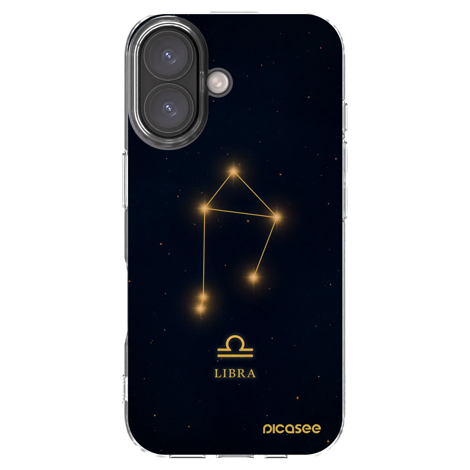 Picasee husă transparentă din silicon pentru Apple iPhone 16 - LIBRA