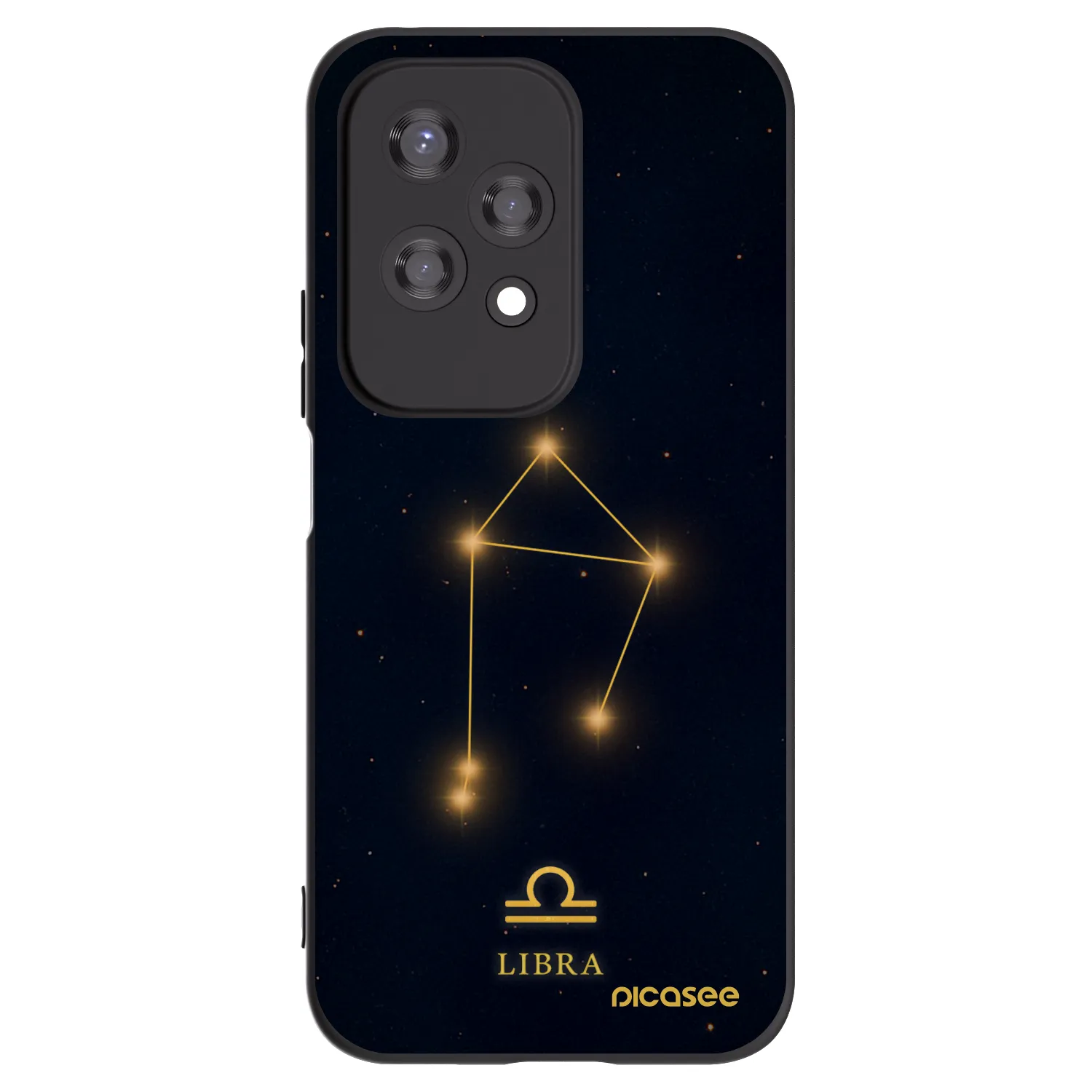 Picasee husă neagră din silicon pentru Honor 200 Lite - LIBRA