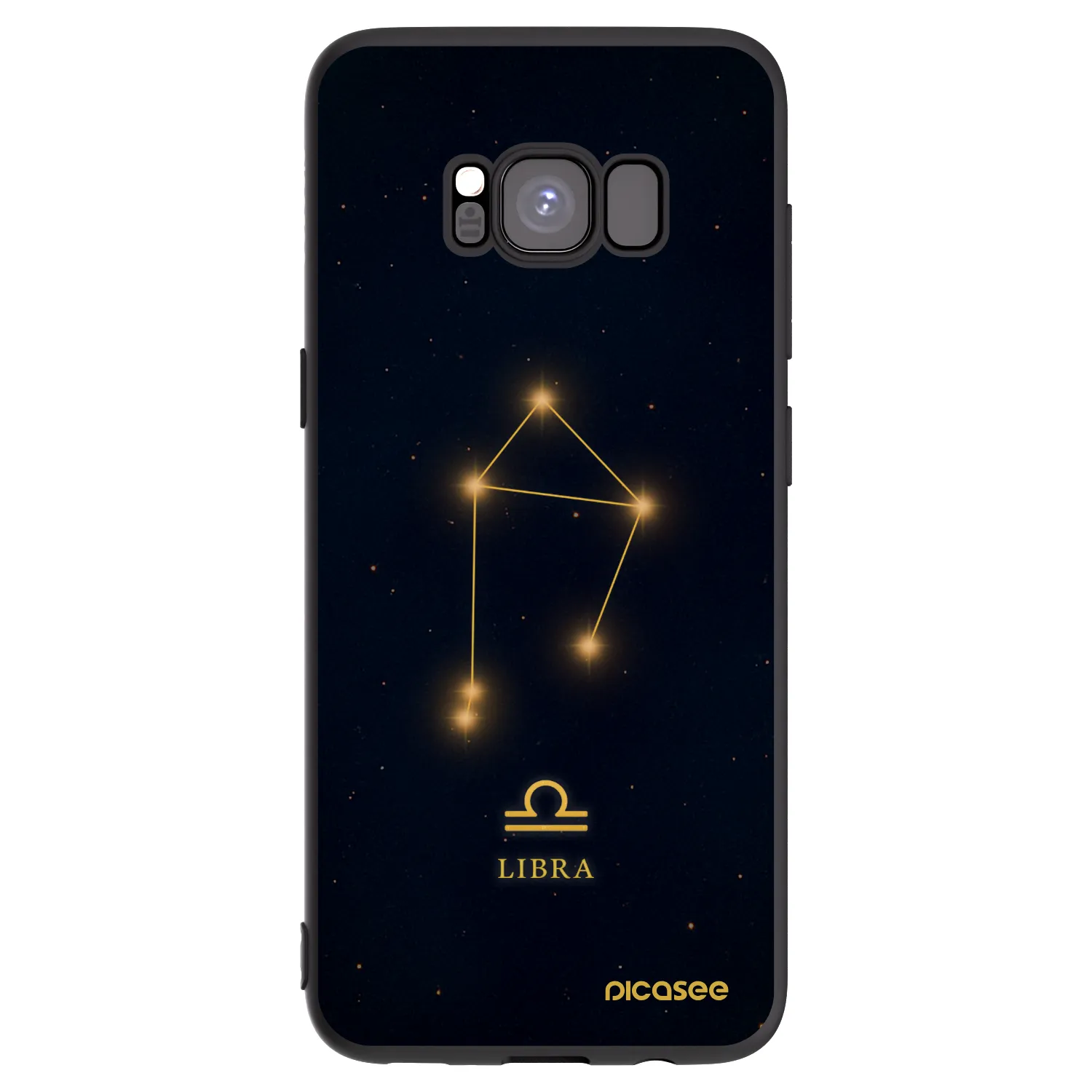 Picasee husă neagră din silicon pentru Samsung Galaxy S8 G950F - LIBRA