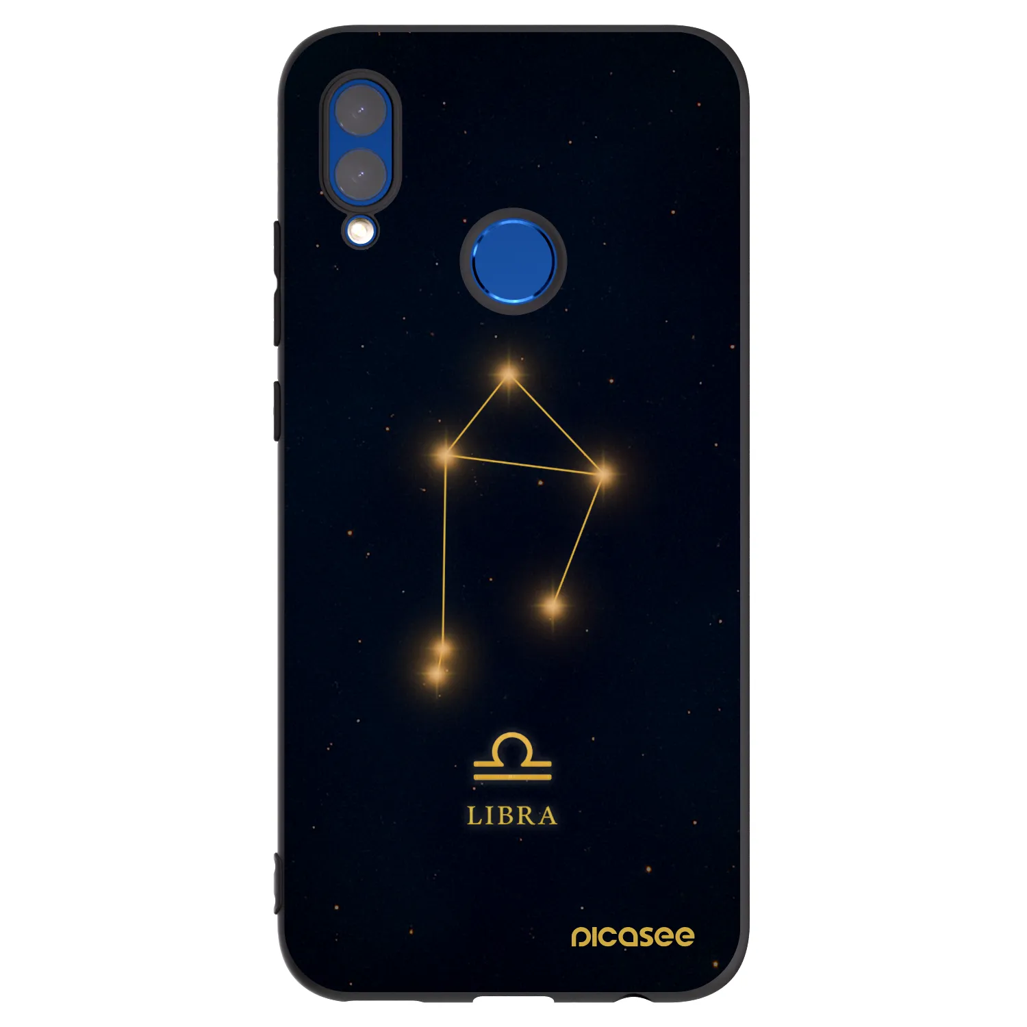 Picasee husă neagră din silicon pentru Honor 10 Lite - LIBRA