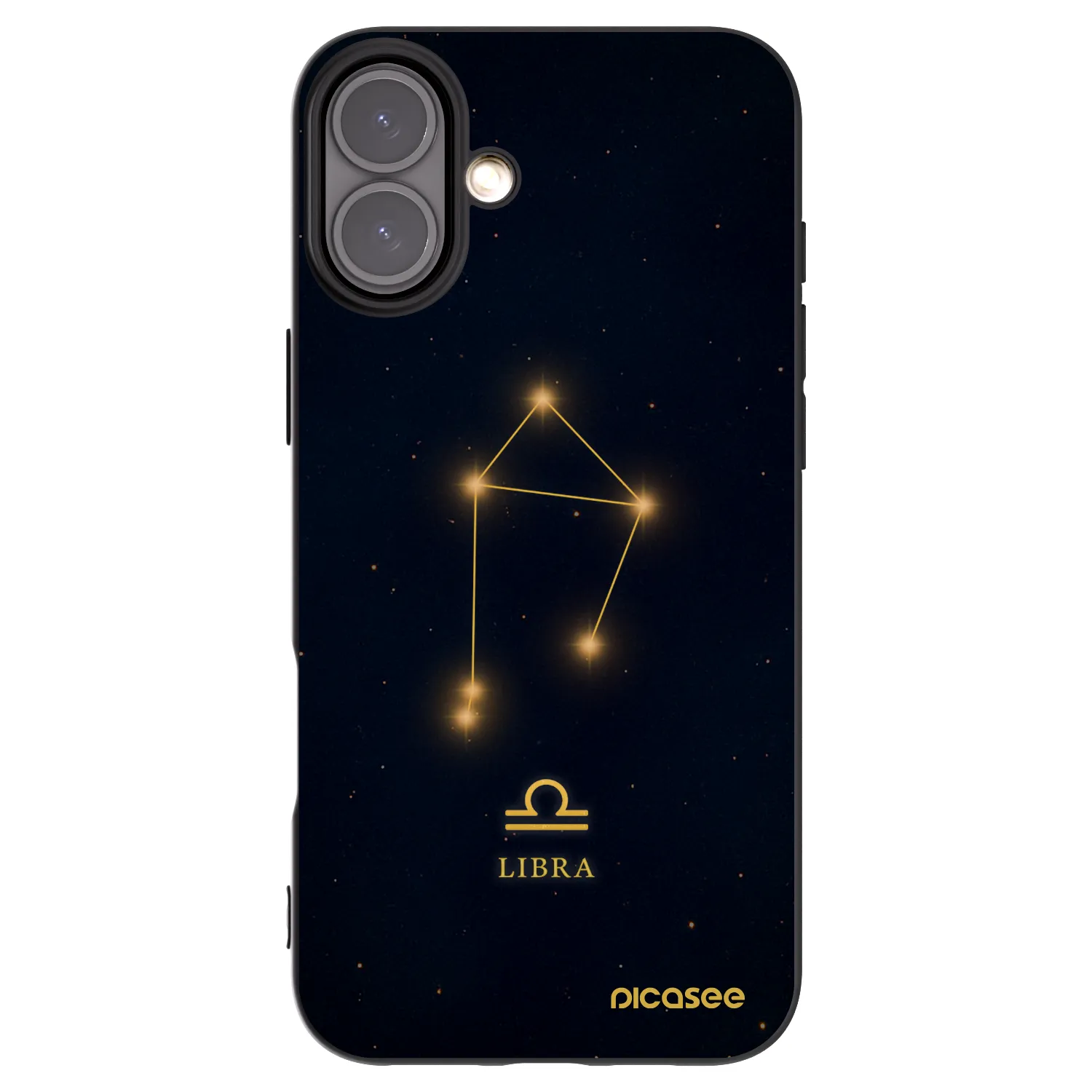 Picasee husă neagră din silicon pentru Apple iPhone 16 Plus - LIBRA