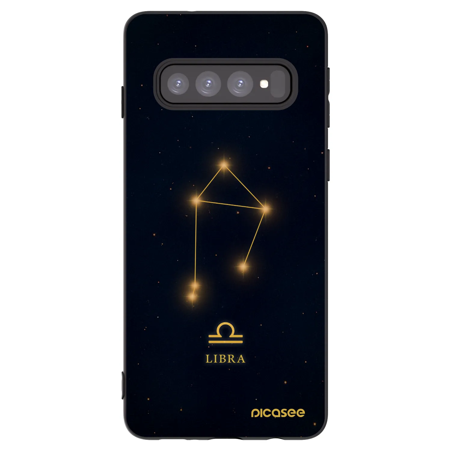 Picasee husă neagră din silicon pentru Samsung Galaxy S10 G973 - LIBRA