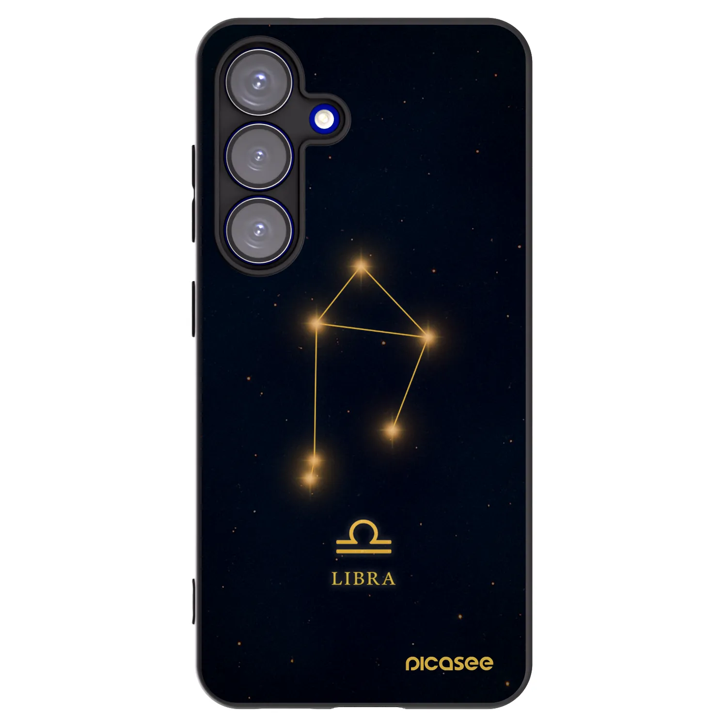 Picasee husă neagră din silicon pentru Samsung Galaxy S25 5G - LIBRA