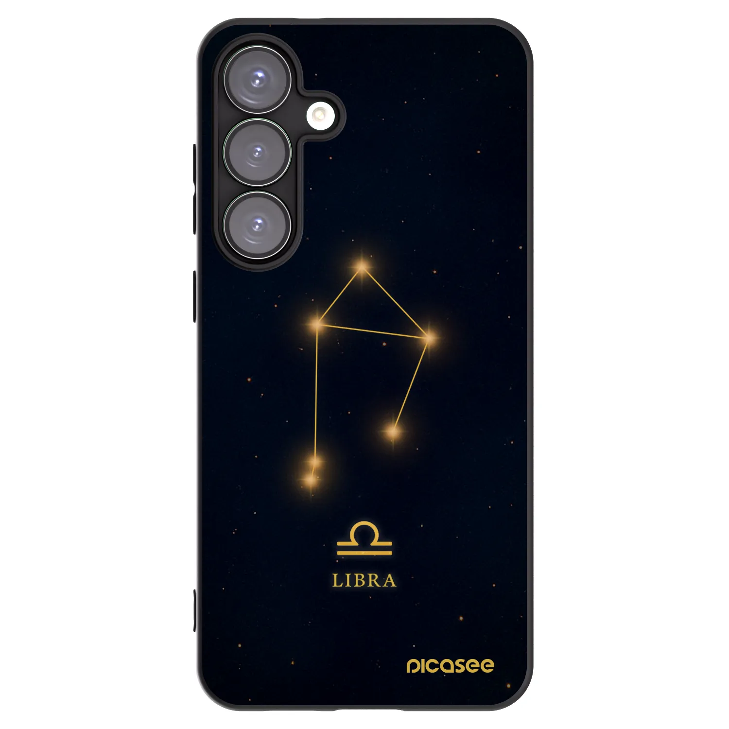 Picasee husă neagră din silicon pentru Samsung Galaxy S25+ 5G - LIBRA