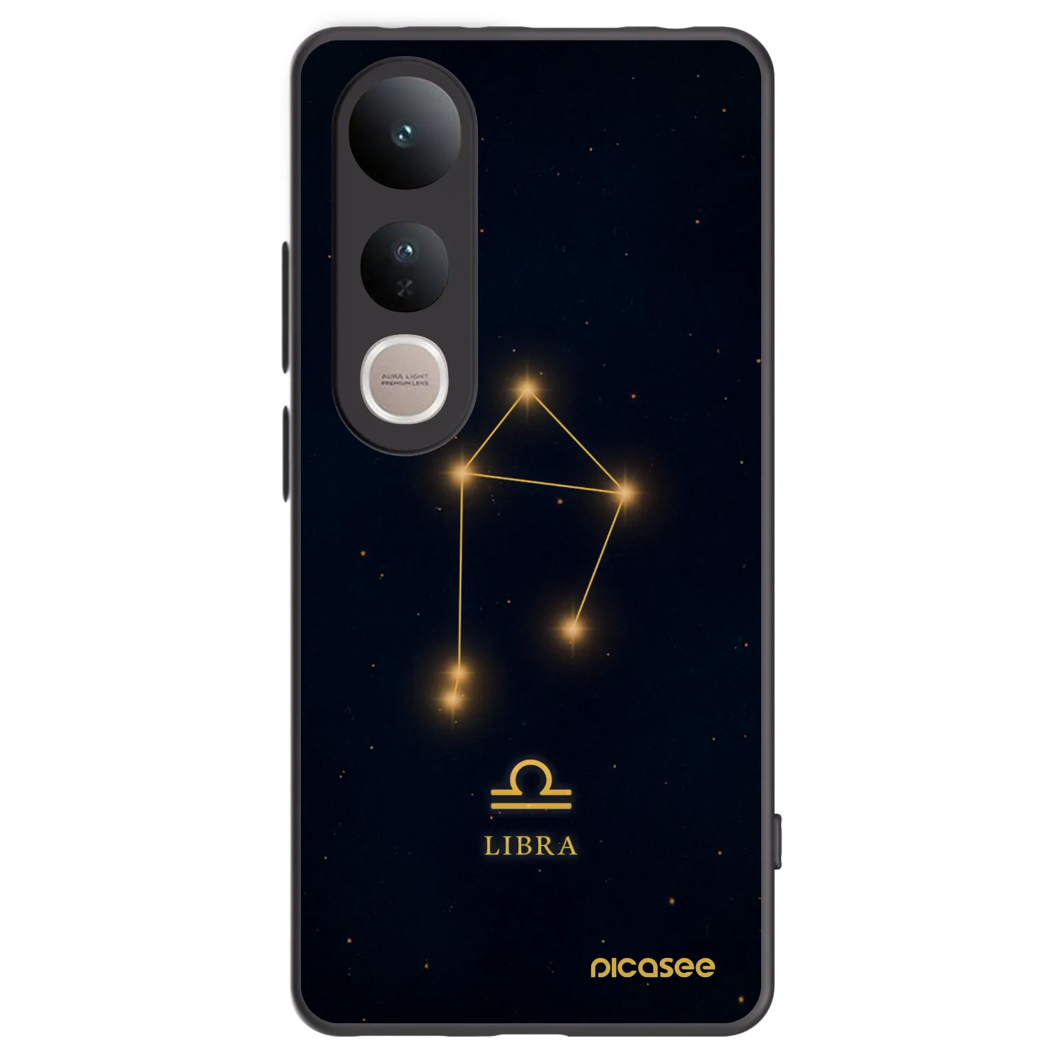 Picasee husă neagră din silicon pentru Vivo V50 Lite 5G - LIBRA