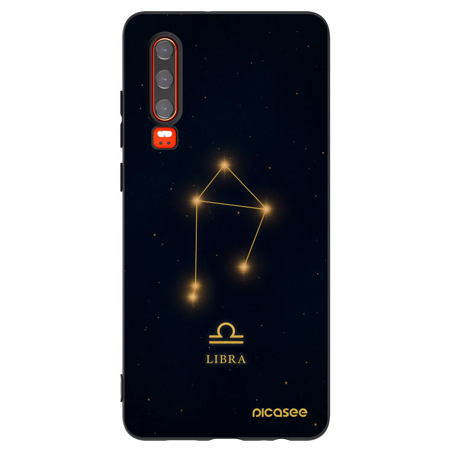 Picasee husă neagră din silicon pentru Huawei P30 - LIBRA