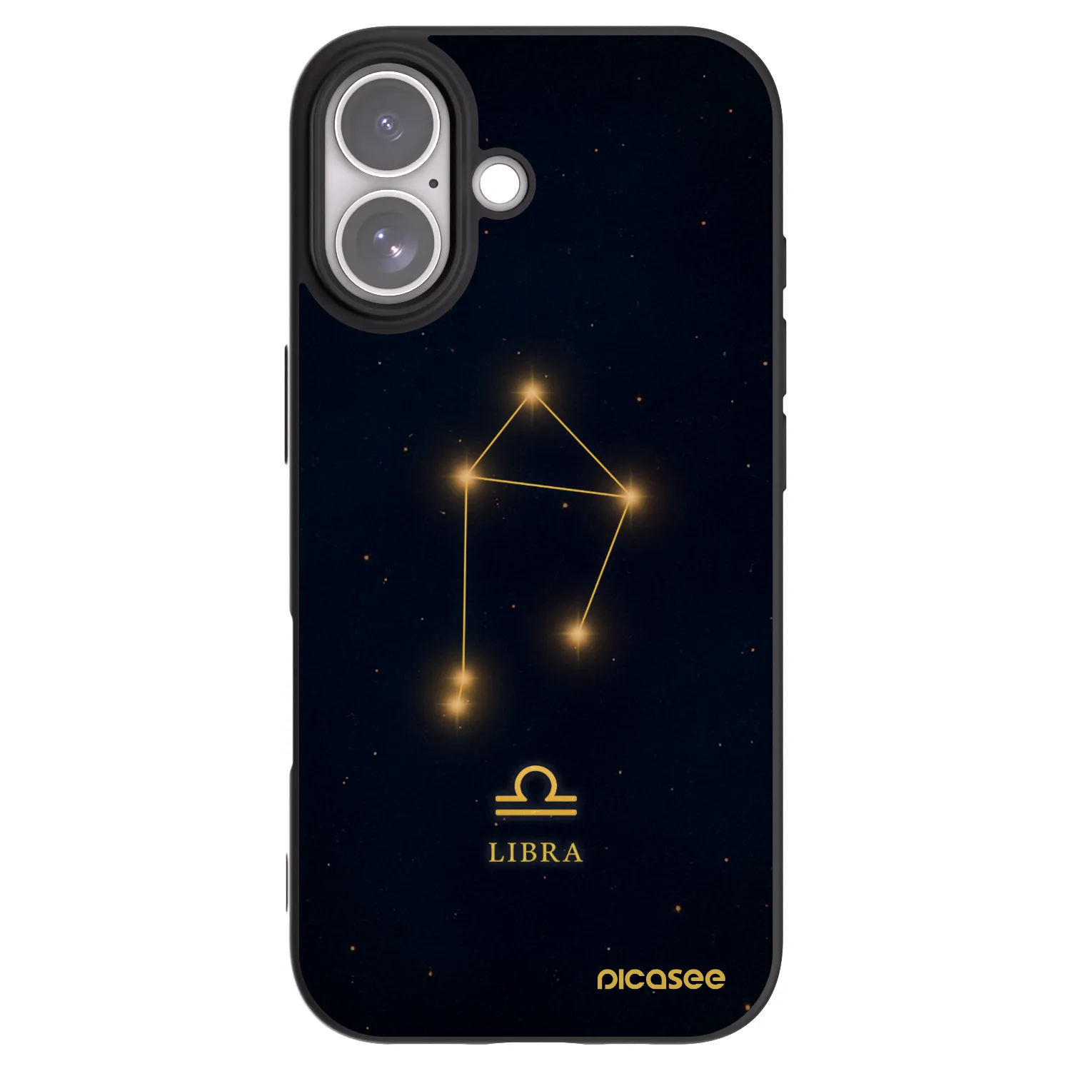 Picasee husă neagră din silicon pentru Apple iPhone 17 - LIBRA