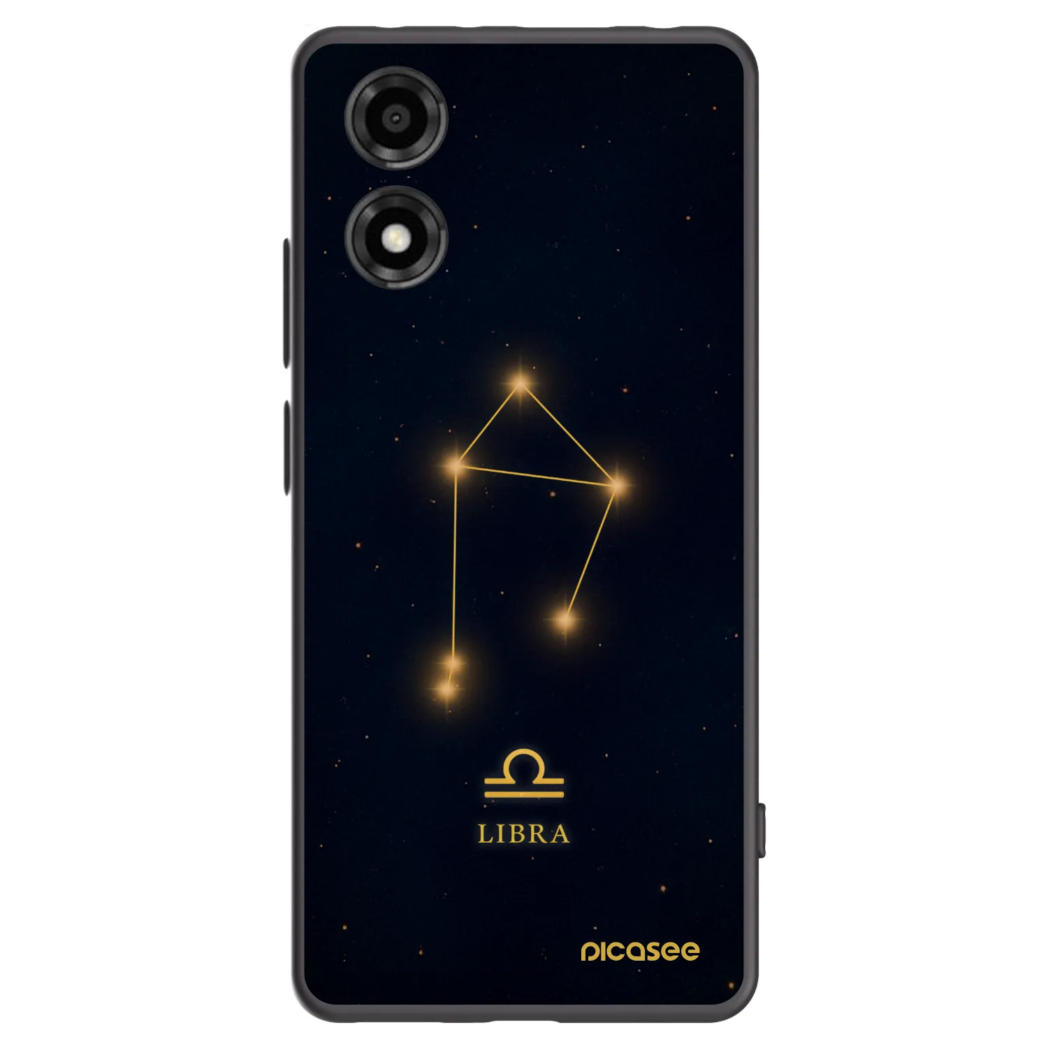 Picasee husă neagră din silicon pentru Motorola Moto E14 - LIBRA