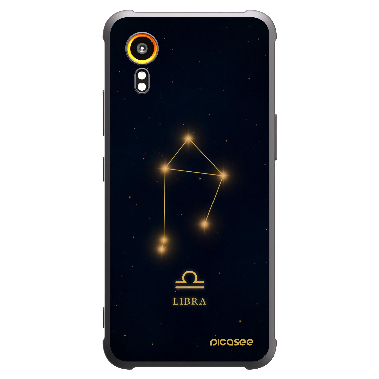 Picasee husă neagră din silicon pentru Samsung Galaxy Xcover 7 - LIBRA