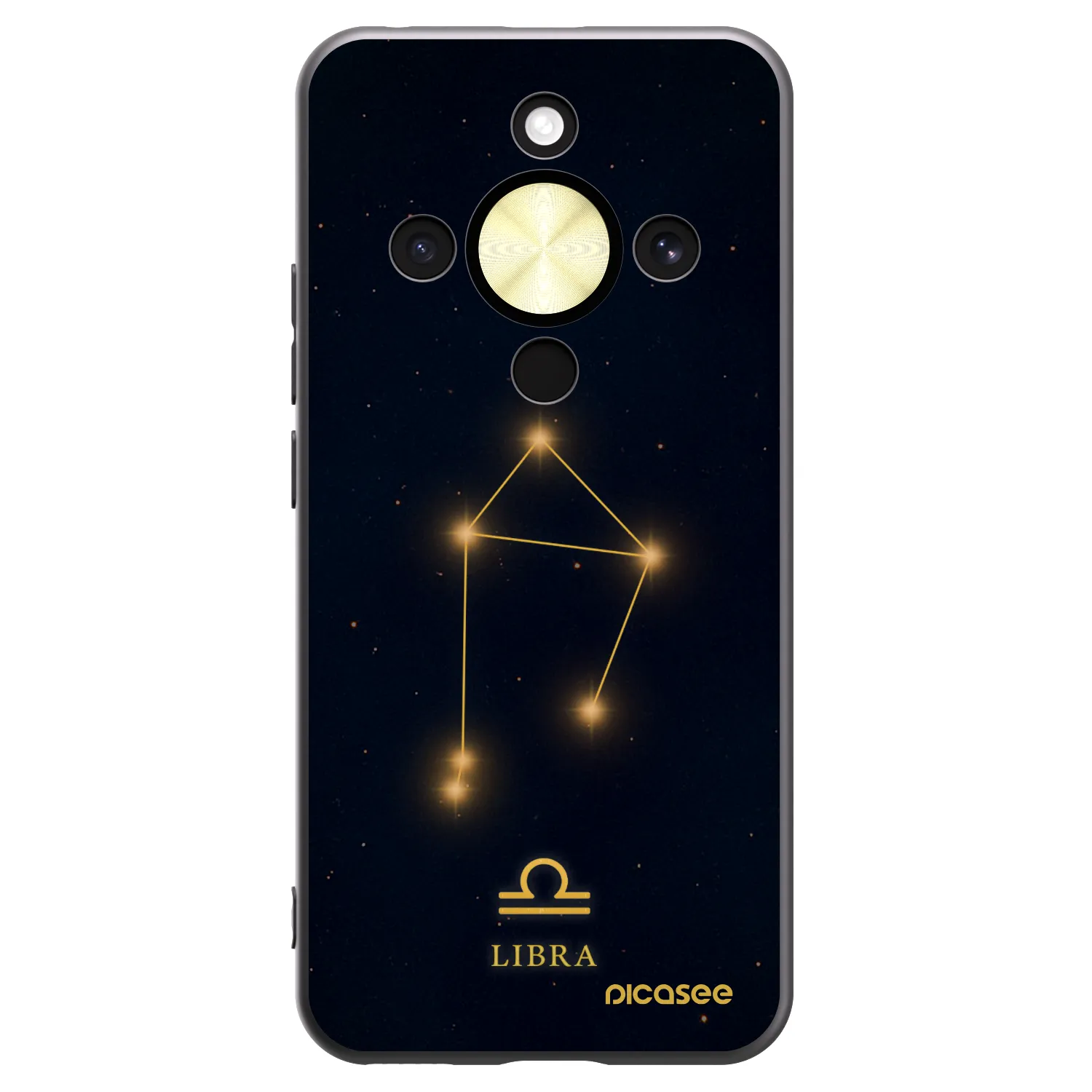 Picasee husă neagră din silicon pentru Honor Magic8 Lite 5G - LIBRA
