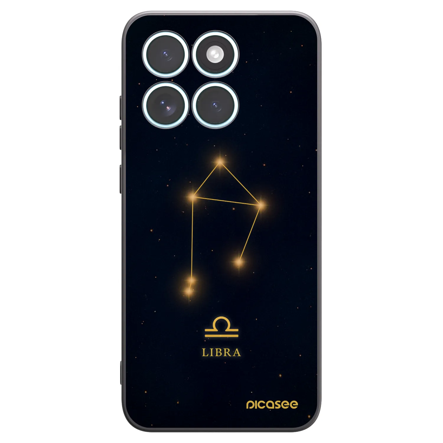 Picasee husă neagră din silicon pentru Motorola Edge 70 Fusion - LIBRA