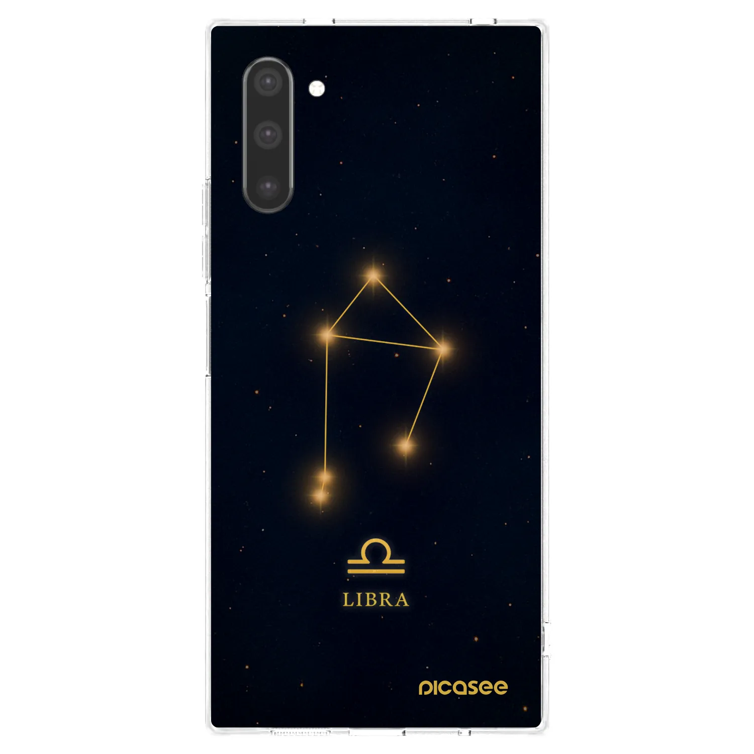 Picasee husă transparentă din silicon pentru Samsung Galaxy Note 10 N970F - LIBRA