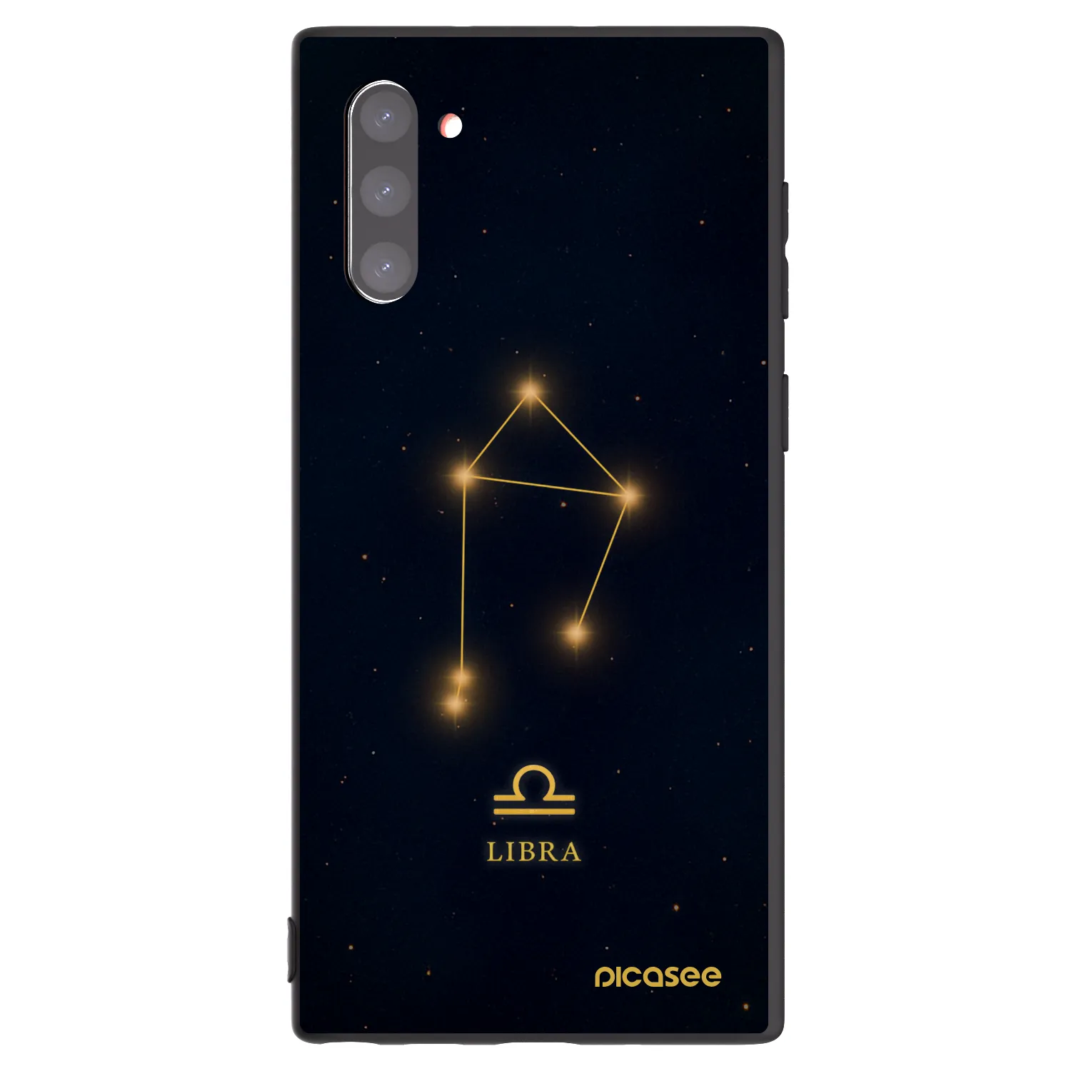 Picasee husă neagră din silicon pentru Samsung Galaxy Note 10 N970F - LIBRA