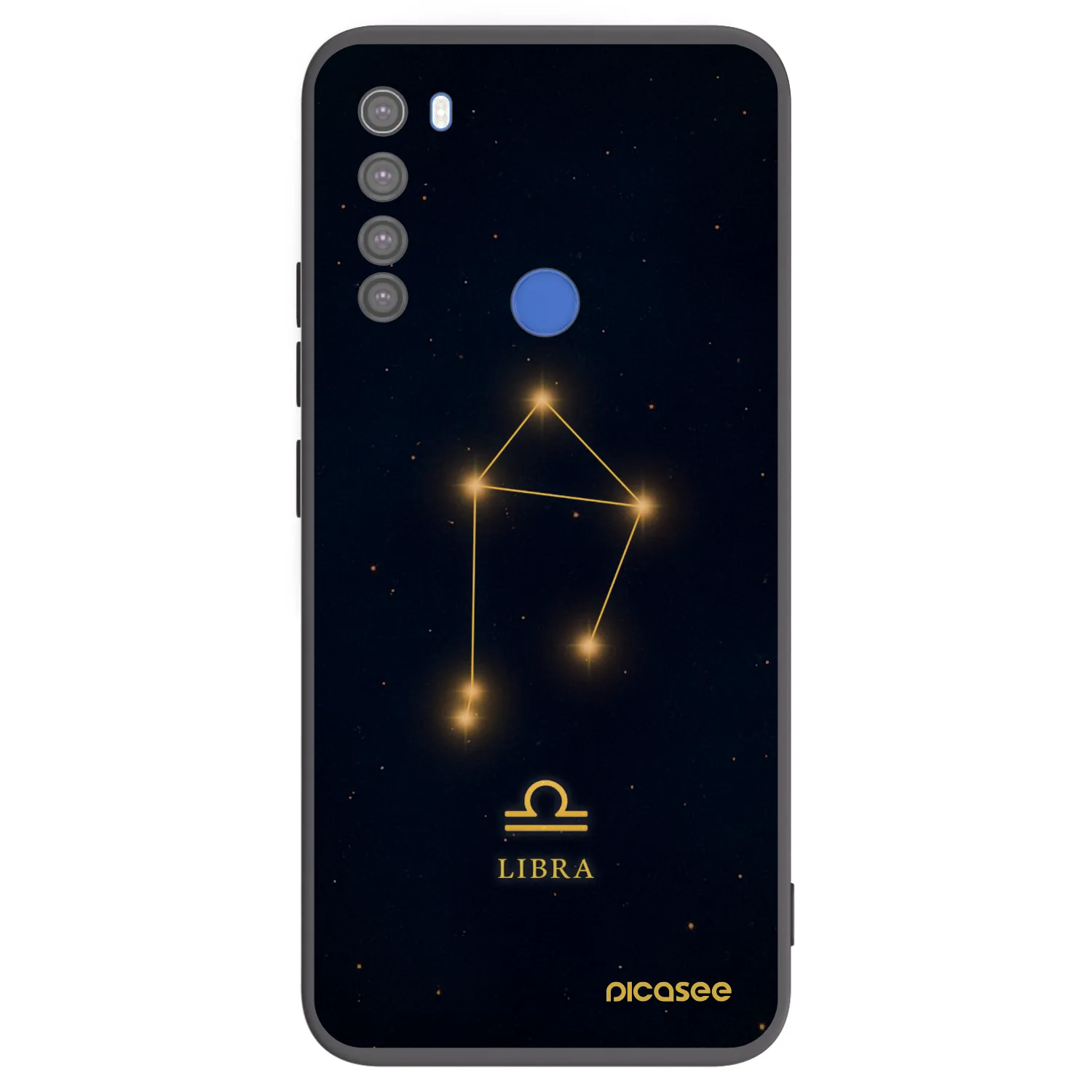 Picasee husă neagră din silicon pentru Xiaomi Redmi Note 8T - LIBRA