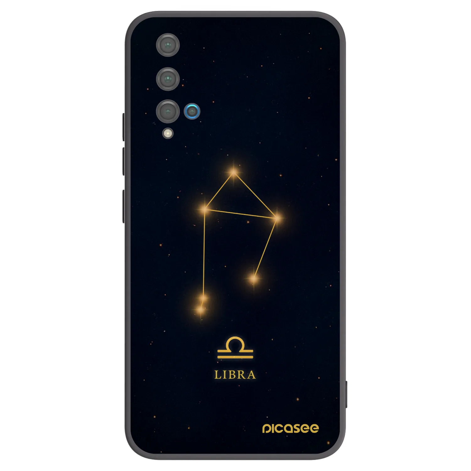 Picasee husă neagră din silicon pentru Huawei Nova 5T - LIBRA