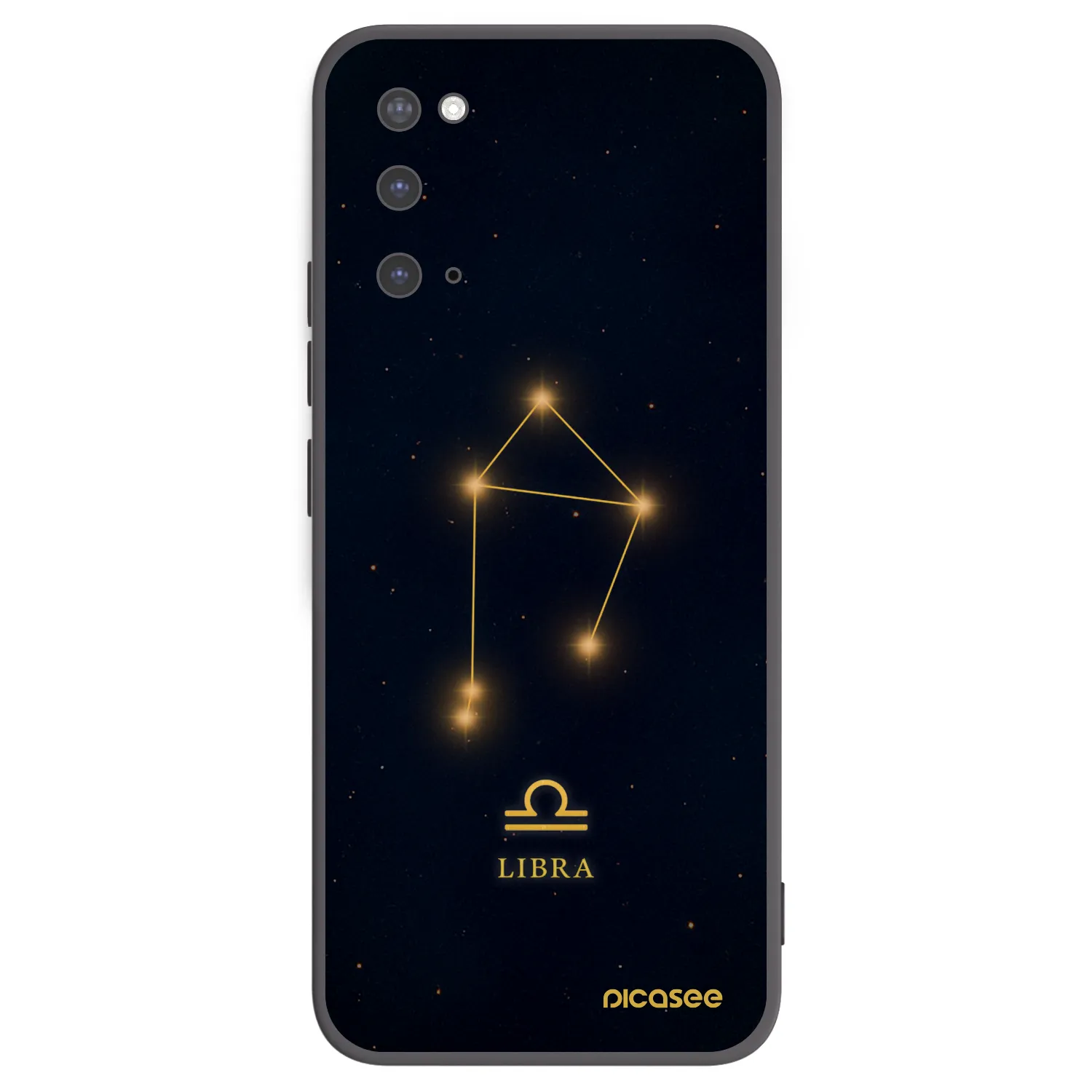 Picasee husă neagră din silicon pentru Samsung Galaxy S20 G980F - LIBRA