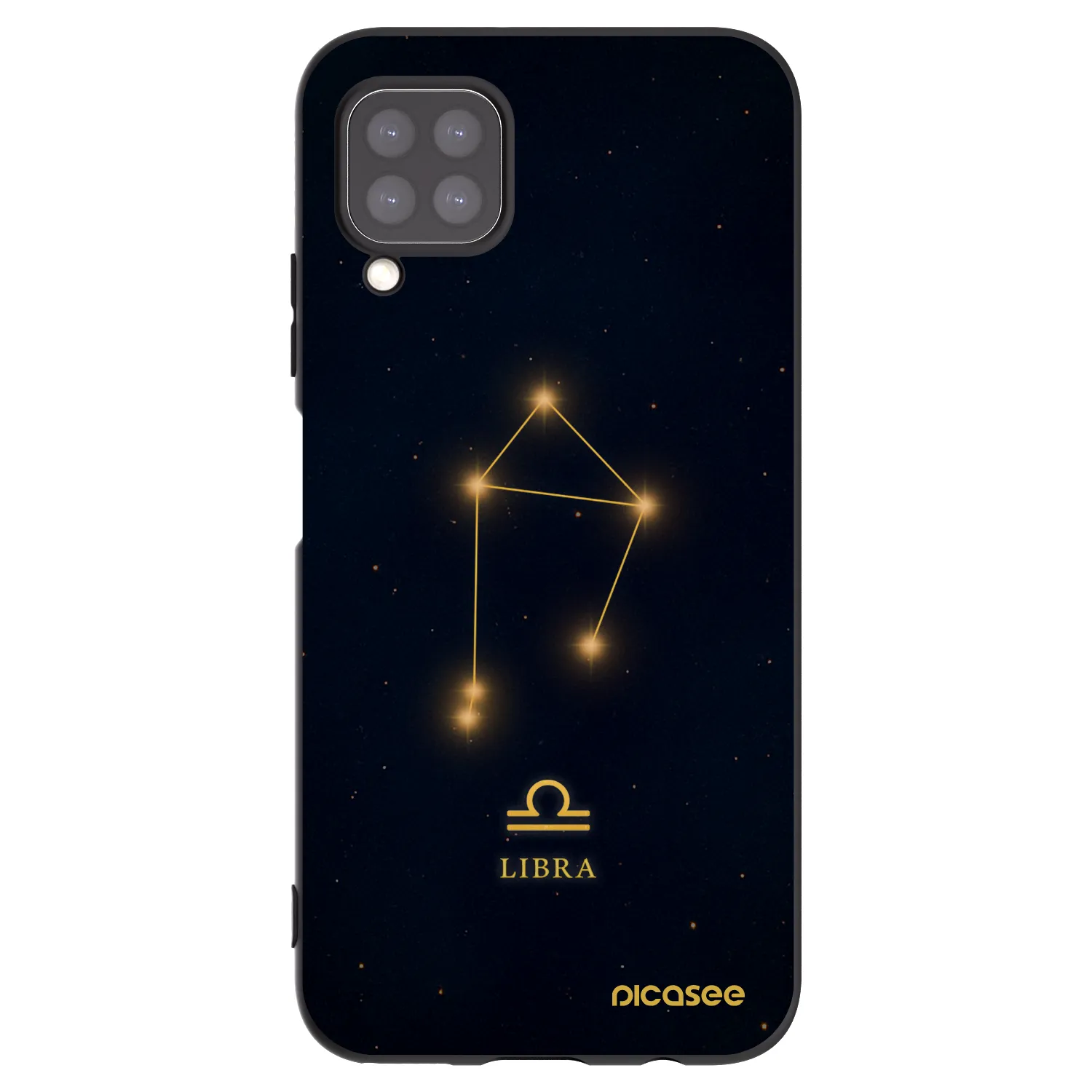 Picasee husă neagră din silicon pentru Huawei P40 Lite - LIBRA