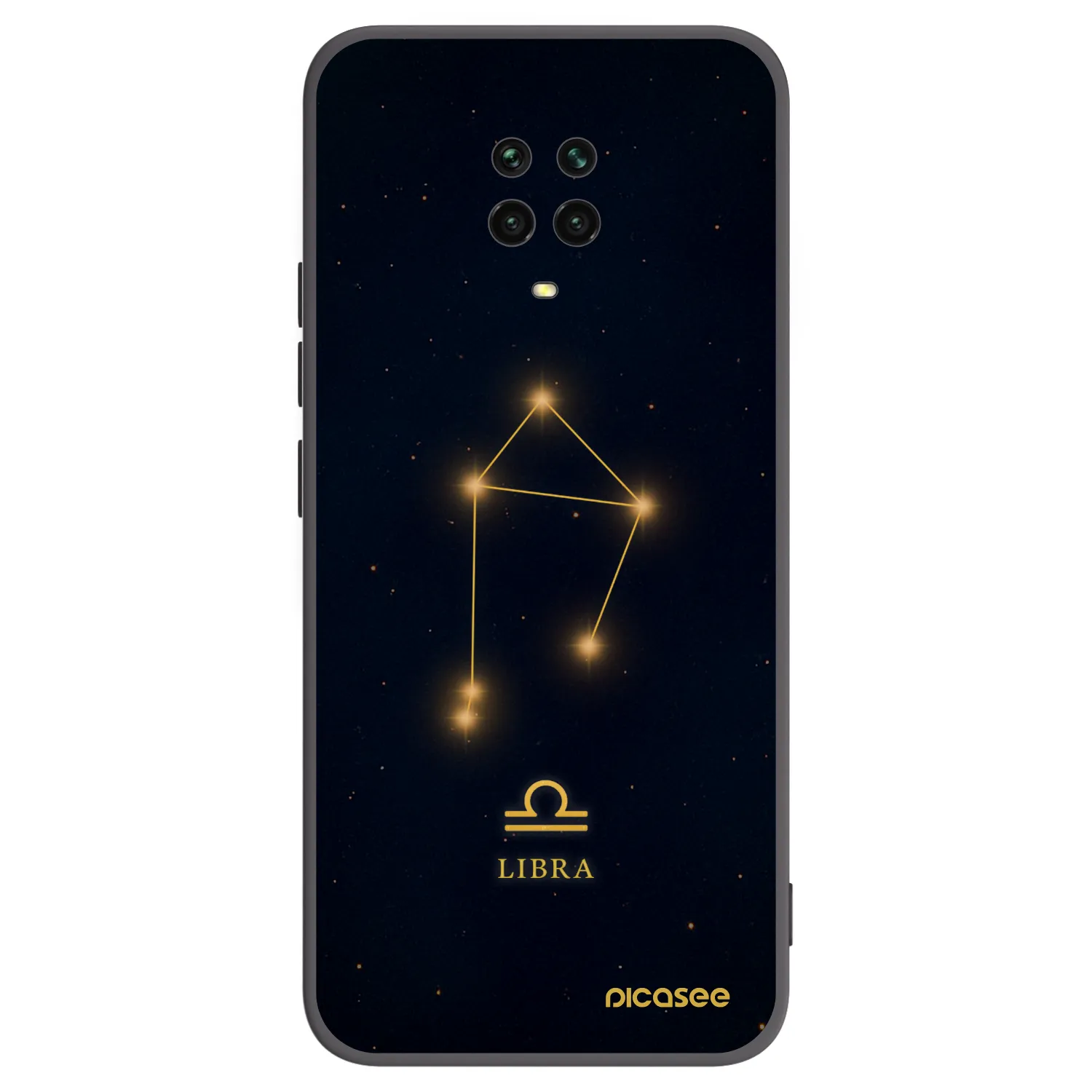 Picasee husă neagră din silicon pentru Xiaomi Redmi Note 9 Pro - LIBRA