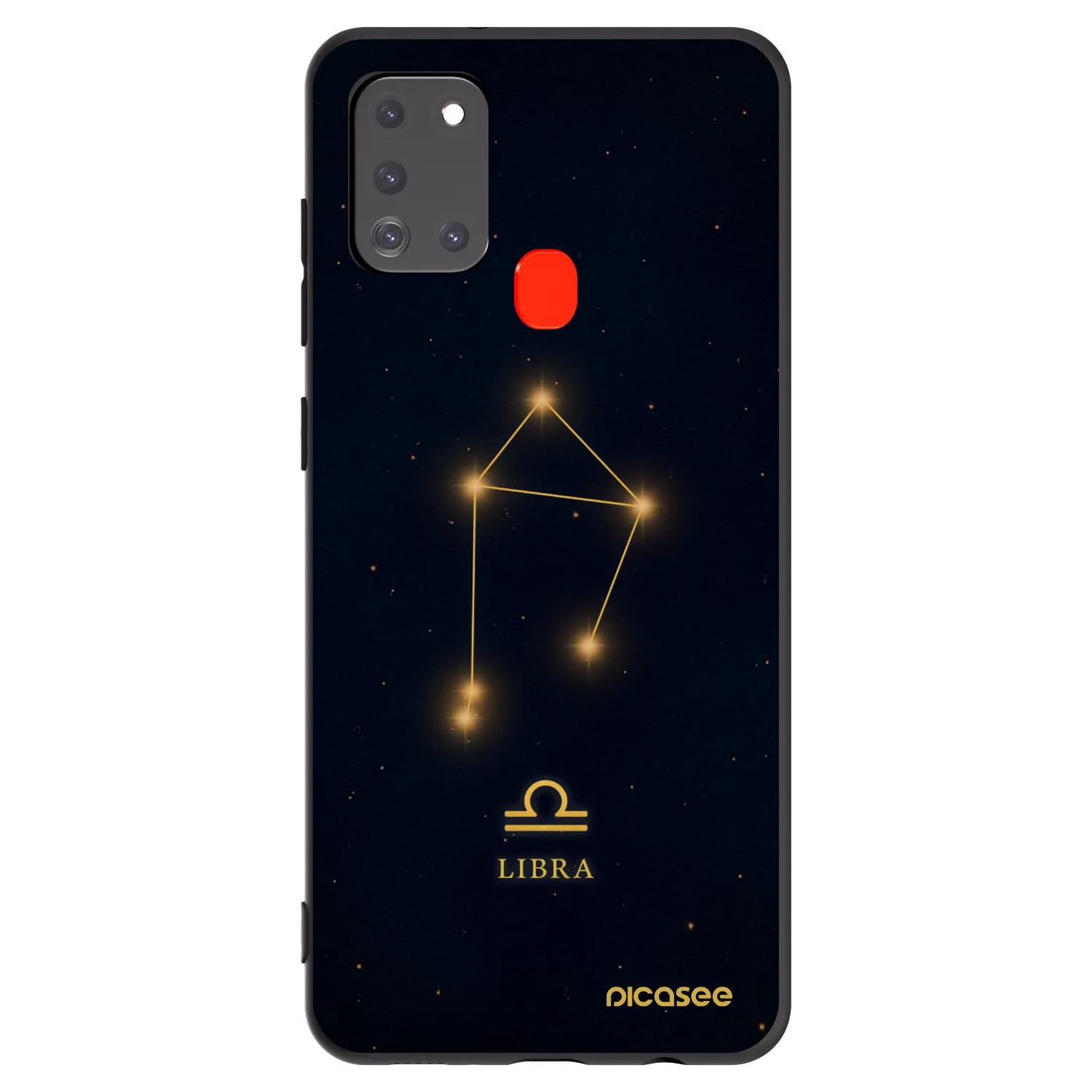 Picasee husă neagră din silicon pentru Samsung Galaxy A21s - LIBRA