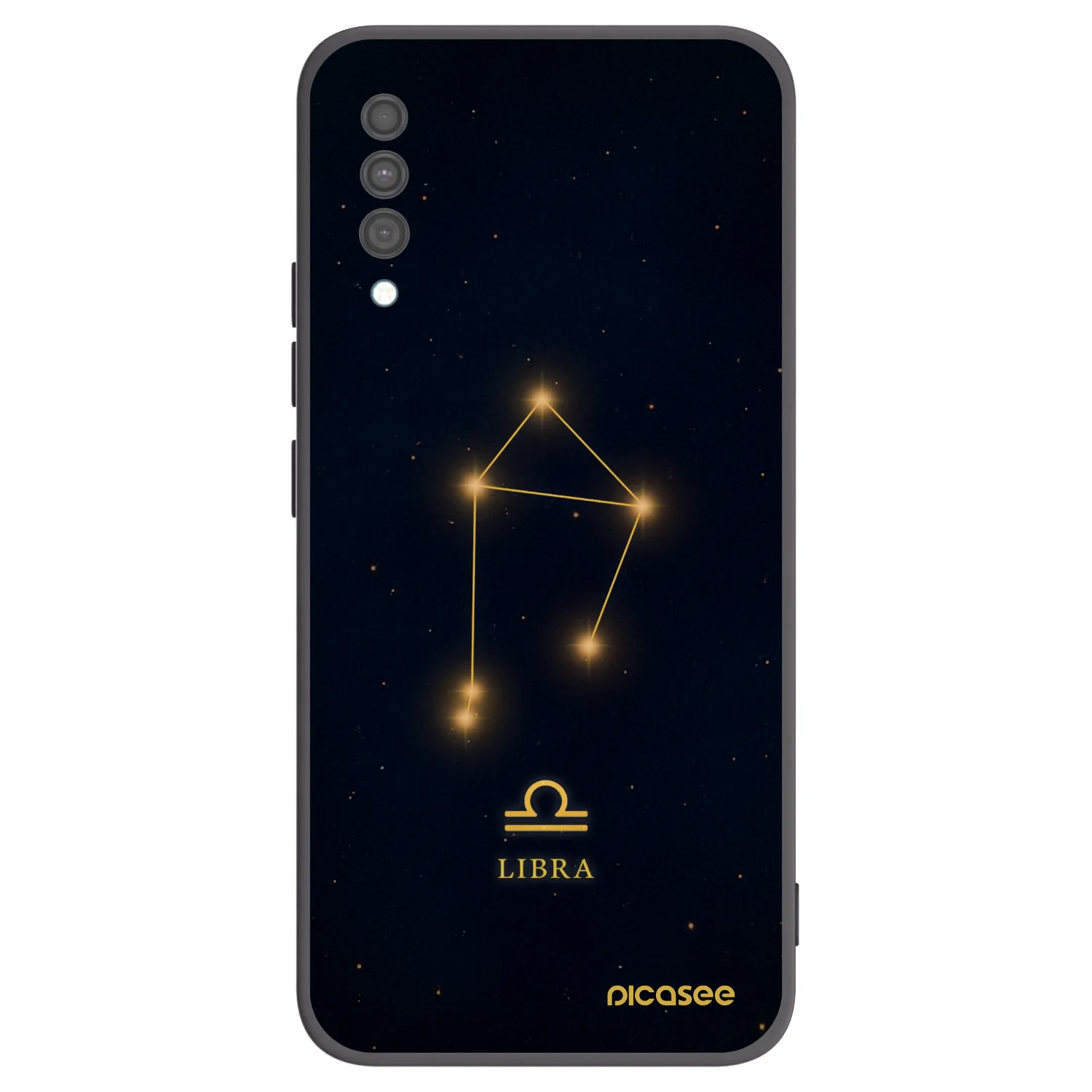 Picasee husă neagră din silicon pentru Samsung Galaxy A30s A307F - LIBRA