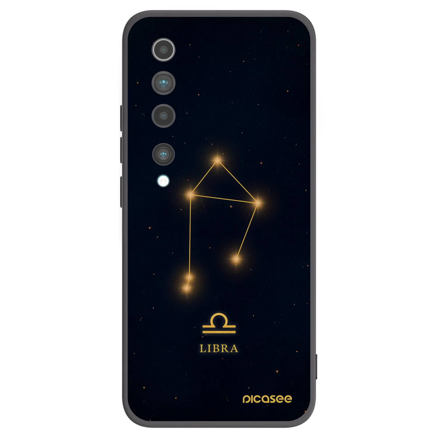 Picasee husă neagră din silicon pentru Xiaomi Mi 10 - LIBRA