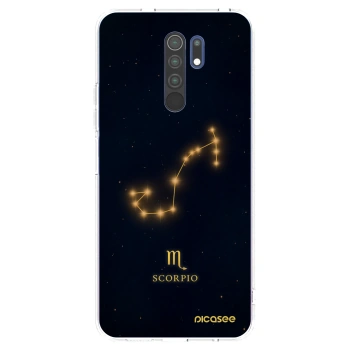 Picasee husă transparentă din silicon pentru Xiaomi Redmi 9 - SCORPIO