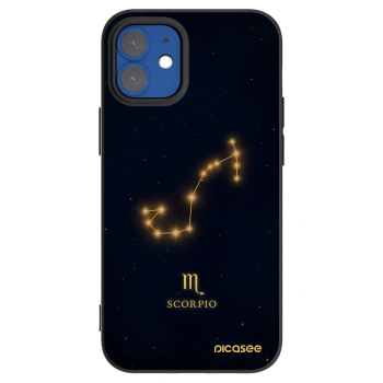Picasee husă neagră din silicon pentru Apple iPhone 12 mini - SCORPIO