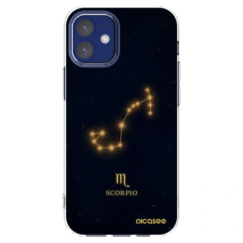 Picasee husă transparentă din silicon pentru Apple iPhone 12 mini - SCORPIO