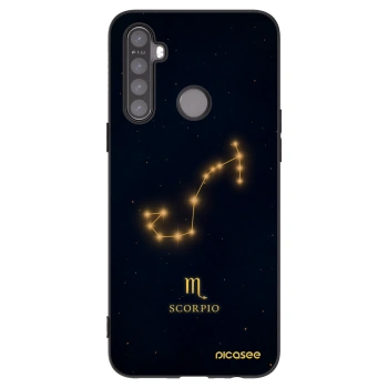 Picasee husă neagră din silicon pentru Realme 6i - SCORPIO