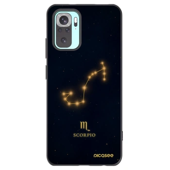 Picasee husă neagră din silicon pentru Xiaomi Redmi Note 10 Pro - SCORPIO
