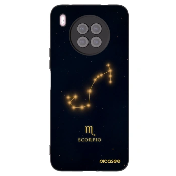 Picasee husă neagră din silicon pentru Huawei Nova 8i - SCORPIO