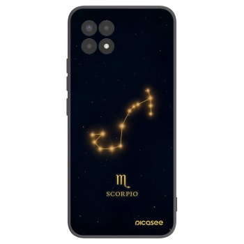 Picasee husă neagră din silicon pentru Realme 8i - SCORPIO