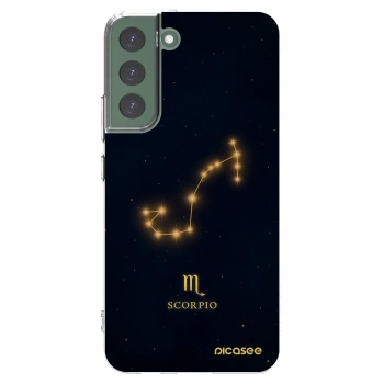 Picasee husă transparentă din silicon pentru Samsung Galaxy S22+ 5G - SCORPIO