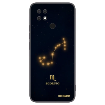 Picasee husă neagră din silicon pentru Xiaomi Redmi 10C - SCORPIO