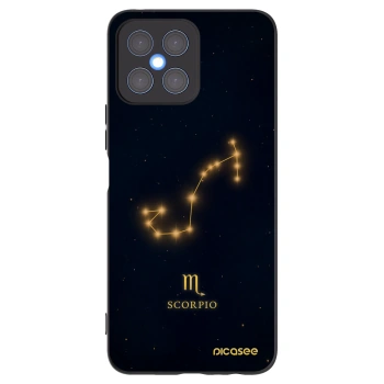 Picasee husă neagră din silicon pentru Honor X8 4G - SCORPIO