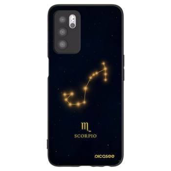 Picasee husă neagră din silicon pentru OPPO A16s - SCORPIO