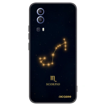 Picasee husă neagră din silicon pentru Vivo Y52 5G - SCORPIO