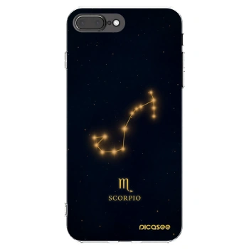 Picasee husă transparentă din silicon pentru Apple iPhone 8 Plus - SCORPIO