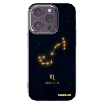 Picasee husă transparentă din silicon pentru Apple iPhone 14 Pro - SCORPIO