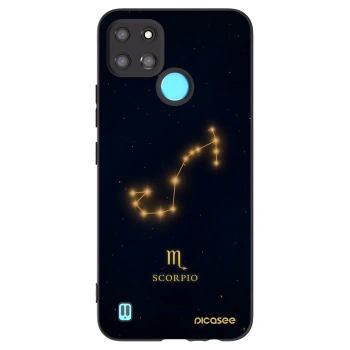 Picasee husă neagră din silicon pentru Realme C21Y - SCORPIO