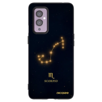 Picasee husă neagră din silicon pentru OnePlus 9 - SCORPIO