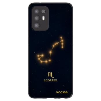 Picasee husă neagră din silicon pentru OPPO A94 5G - SCORPIO