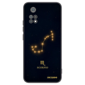 Picasee husă neagră din silicon pentru Xiaomi Poco M4 Pro - SCORPIO