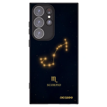 Picasee husă neagră din silicon pentru Samsung Galaxy S23 Ultra 5G - SCORPIO