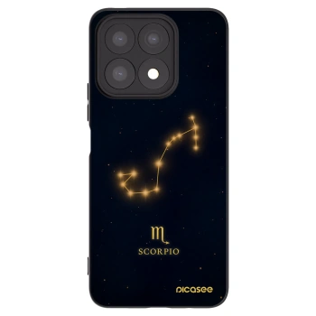 Picasee husă neagră din silicon pentru Honor X8a - SCORPIO