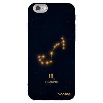 Picasee husă transparentă din silicon pentru Apple iPhone 6/6S - SCORPIO