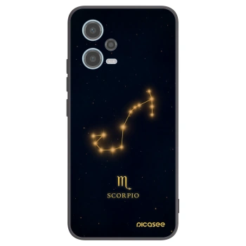 Picasee husă neagră din silicon pentru Xiaomi Redmi Note 12 5G - SCORPIO