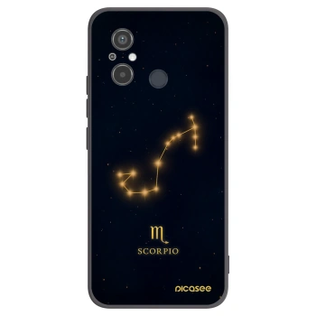 Picasee husă neagră din silicon pentru Xiaomi Redmi 12C - SCORPIO