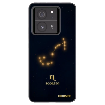 Picasee husă neagră din silicon pentru Xiaomi 13T - SCORPIO