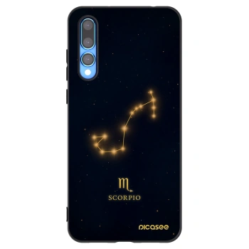 Picasee husă neagră din silicon pentru Huawei P20 Pro - SCORPIO